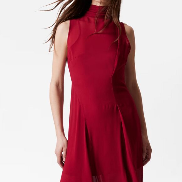 Scarf-Detail Midi Dress & Other Stories - Picture 3 of 7